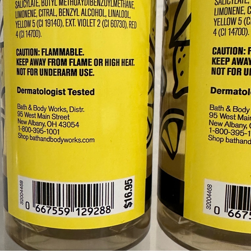 Set of 2 Bath & Body Works Iced Lemon Pound Cake Fine Fragrance Mist π - Picture 6 of 8